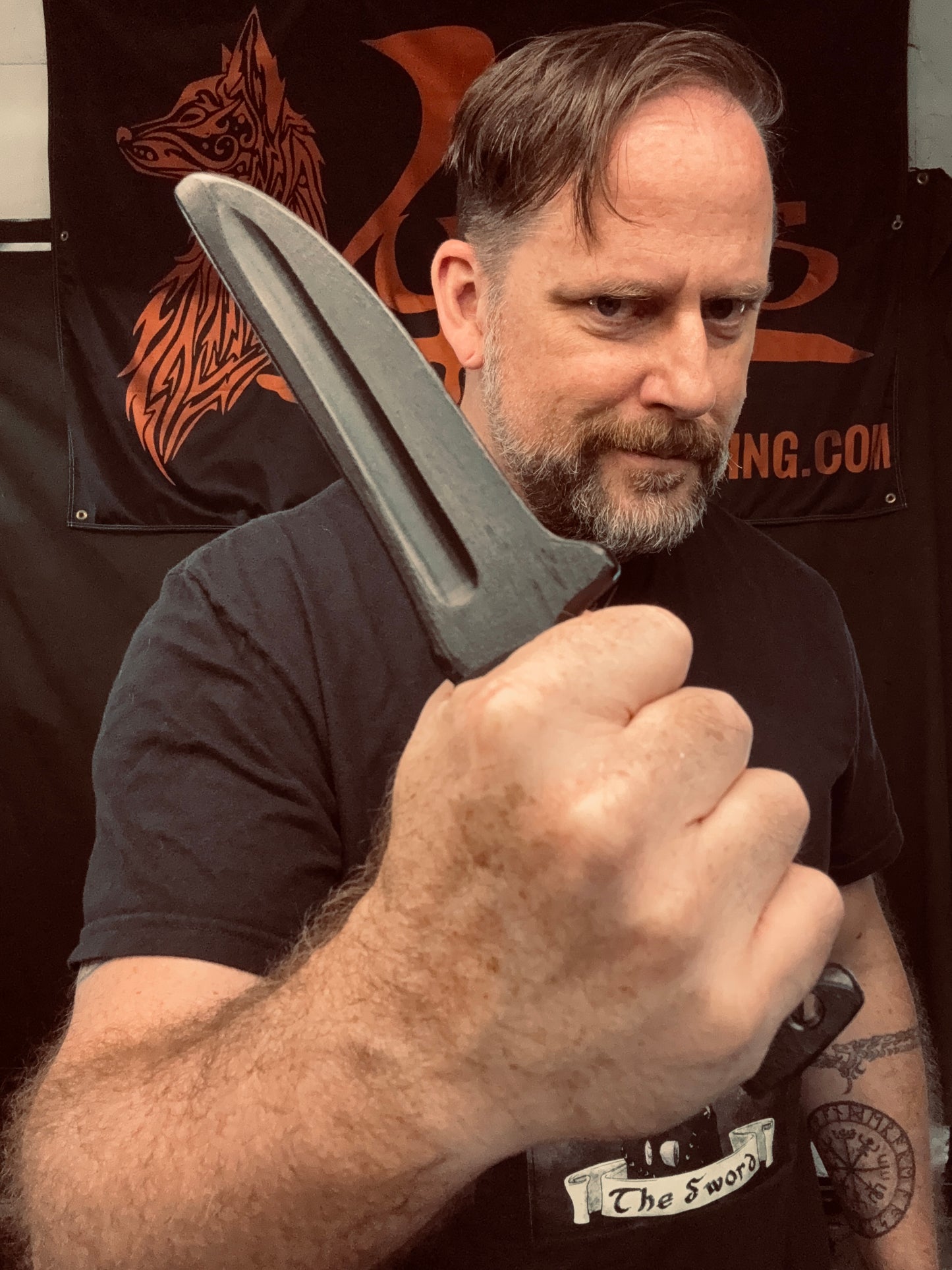 Tactical Hawk and Knife Trainer Set (RMJ Shrike Style)