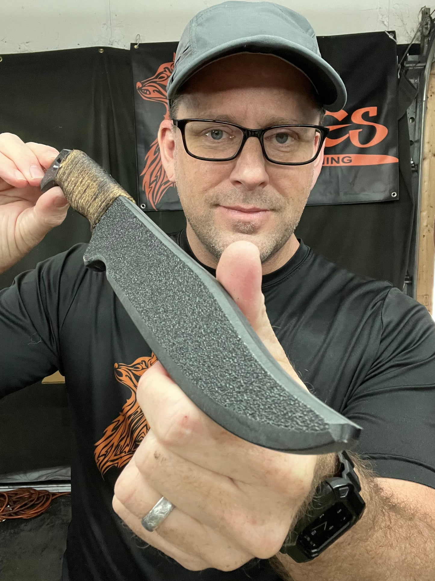 (Sale) Fennec Series Large Combat Master Clip Point Trainer