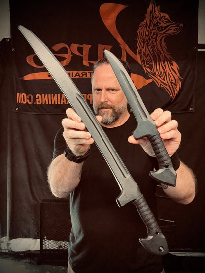 Tactical Ginunting Espada Y Daga Trainer Set