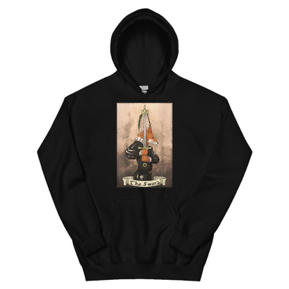 Vulpes Ace of Swords Tarot Unisex Pullover Hoodie