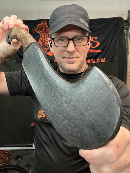 Wahaika Large War Club (Wood Grain Finish)