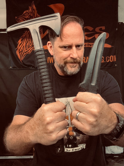Tactical Hawk and Knife Trainer Set (RMJ Shrike Style)