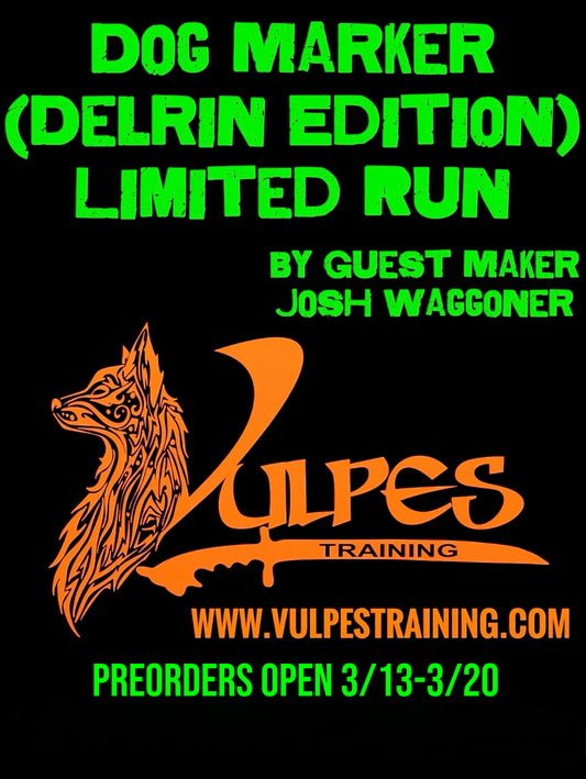 Dog Marker by Josh Waggoner (Limited Run Pre-Order) Preorder is open from 3/13 - 3/20.