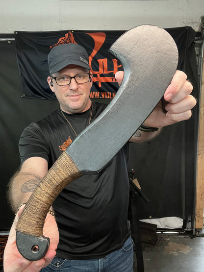 Wahaika Large War Club (Wood Grain Finish)