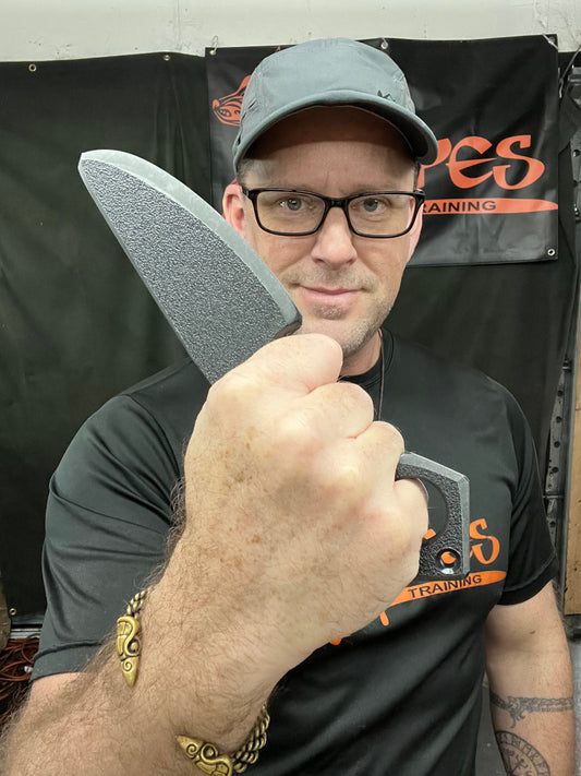 Fennec Series Ring Handle Drop Point Knife Trainer